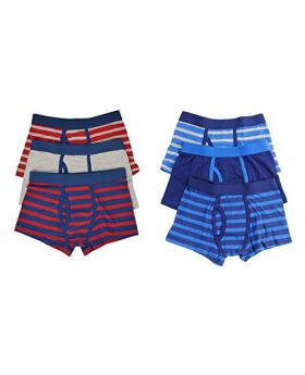 BOYS 3 IN 1  STRIPED TRUNKS WITH KEYHOLE 