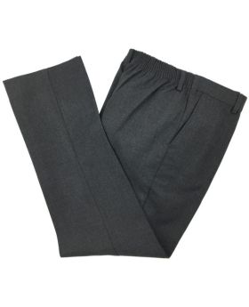 Boys Elastic Back School Trousers
