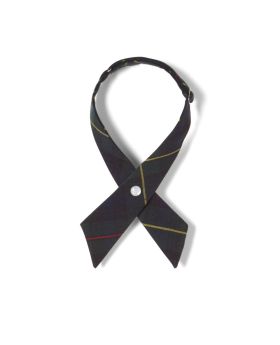 French Toast  Green Plaid Cross Tie