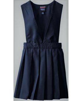 V-neck Pleated Pinafore