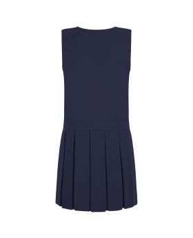 Brillar  Navy  Zip Front Pinafore